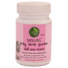 NISARG BABY BATH POWDER 100 GM                                                