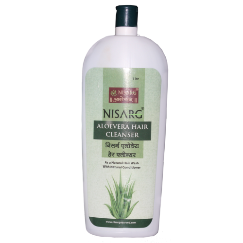 NISARG ALOE VERA SHAMPOO 1 LTR