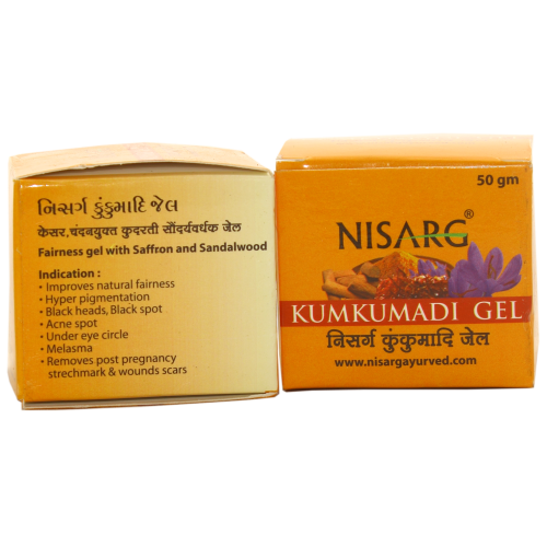 NISARG KUMKUMADI GEL 50 GM